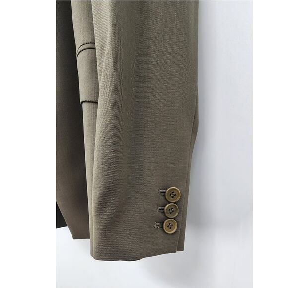 Theory Sedeia Contour 100%‎ Virgin Wool Blazer Brown Size 4 - Picture 6 of 12